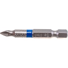 Изображение товара Набор стальных бит CUTOP Profi PH1 50 мм, 2 шт. для шуруповертов