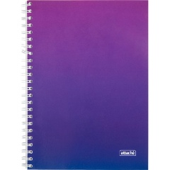 Изображение товара Бизнес-тетрадь А5 96л Attache Градиент Фиолет клетка, гребень, УФ-лак