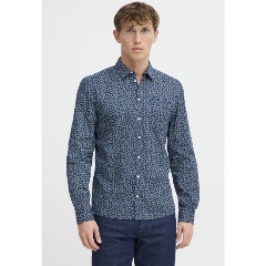 Изображение товара Мужская рубашка Blend He 20717695.194024 темно-синяя размер L хлопок