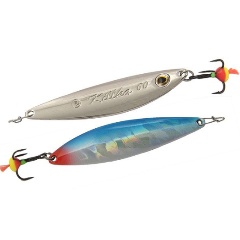 Изображение товара Блесна вертикальная ECOPRO Killka 60мм 12,5г серебро голубой для ловли хищной рыбы