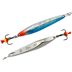 Изображение товара Блесна вертикальная ECOPRO Spy 60мм 10г серебро голубой