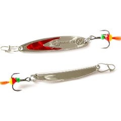 Изображение товара Блесна вертикальная ECOPRO Судачья красн.флекс, 60мм, 10г, SRF