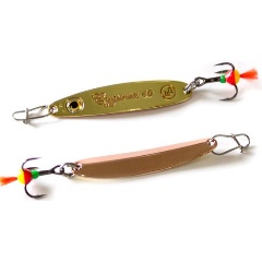 Изображение товара Блесна вертикальная ECOPRO Судачья с глазом, 70мм, 15г,G/C