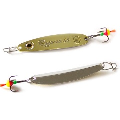 Изображение товара Блесна вертикальная ECOPRO Судачья с глазом, 70мм, 15г,G/S