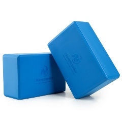 Изображение товара Блок для йоги ZDK комплект 2шт 23х15х10см голубой