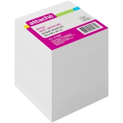 Изображение товара Блок для записей ATTACHE запасной 9х9х9 белый блок 80 г, 92