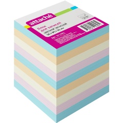 Изображение товара Блок для записей ATTACHE запасной 9х9х9 разноцветный 80 г