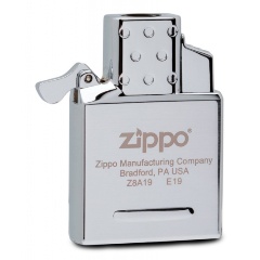 Блок газовый вставной для широкой зажигалки Zippo, одинарное пламя, нержавеющая сталь