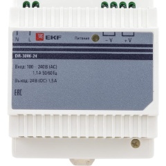 Изображение товара Блок питания EKF 24В DR-30W-24, dr-30w-24