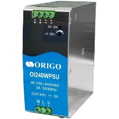 Изображение товара Блок питания ORIGO OI240WPSU/A1A на DIN-рейку 240 Вт
