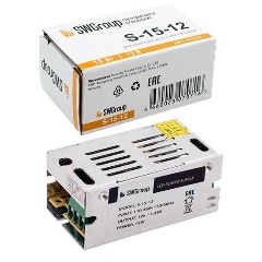 Изображение товара Блок питания SWG 12V 15W 20 IP 1,25A S-15-12 900045