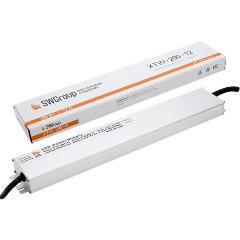 Изображение товара Блок питания SWG 12V 200W 67 IP 16,6A XTW-200-12 003071