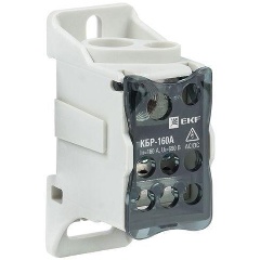 Изображение товара Блок распределительный КРОСС крепеж на панель и DIN КБР-160А EKF plc-kbr160