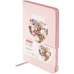 Изображение товара Блокнот малый формат (100х150 мм) А6, BRAUBERG VISTA "Love is everywhere", под кожу, гибкий, 80 л., 112094