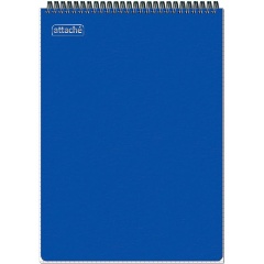 Изображение товара Блокнот на спирали А4 80л Attache клетка пластиковая обложка