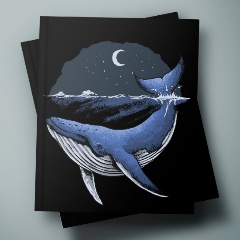 Изображение товара Книга Блокнот позитивного настроения. WHALE WORLD