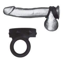 Изображение товара Кольцо BLUELINE черное двойное силиконовое С B GEAR