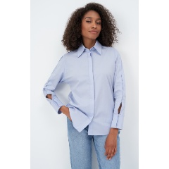 Изображение товара Блузка ElectraStyle С-43049-БЛ женская, цвет голубой, размер 46