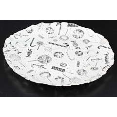 Изображение товара Блюдо АКСАМ "Christmas Candy" Белое, 32 см (14865/S)