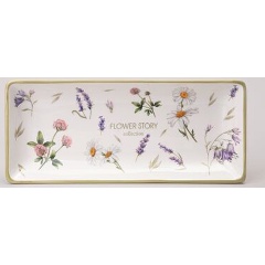 Изображение товара Блюдо AGNESS "flower story" 28х12х3 см (358-2167)