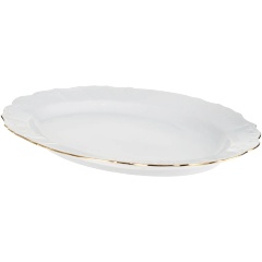 Изображение товара Блюдо Bernadotte "Отводка золото" овальное 39 см