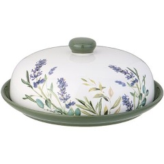 Изображение товара Блюдо для блинов AGNESS "лаванда" 23х10 см (358-2160)