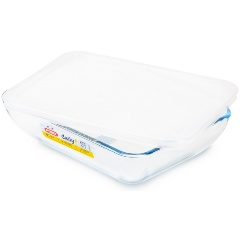 Изображение товара Блюдо для запекания и выпечки с крышкой PYREX DAILY 22x17x6см прямоугольное 342B000/D