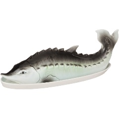 Изображение товара Блюдо для рыбы LEFARD 30 см фарфор серое с крышкой для сервировки