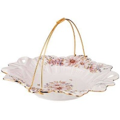 Изображение товара Блюдо LEFARD "дворцовый парк" с металл. ручкой, 26 см.