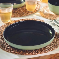 Изображение товара Блюдо из закаленного стекла LUMINARC VICKY SOFT GREEN 25 см Франция