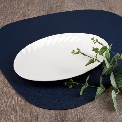 Изображение товара Блюдо сервировочное Nouvelle Home "Маршмеллоу" 0530119, фарфор, 30х19,5х3 см