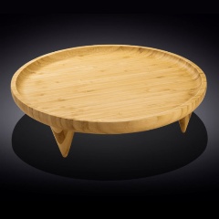 Изображение товара Блюдо WILMAX ENGLAND круглое на ножках 46 см бамбук