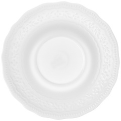 Изображение товара Блюдце Kunstwerk «Эйфория» 15 см, фарфор, белый (03025348)