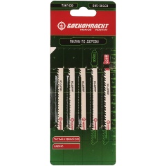 Изображение товара Пилки для лобзика БОЕКОМПЛЕКТ B05-301CD, 5шт, мяг,тверд 10-45мм