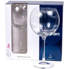 Изображение товара Набор бокалов для вина LUMINARC Магнум Балон 650 мл., 2 шт.
