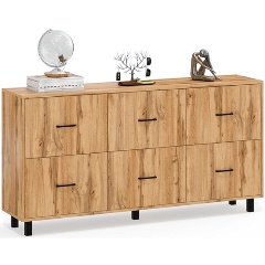 Изображение товара Большой комод с шестью ящиками РВК 127-1704 цвет дуб вотан