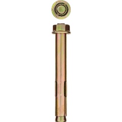 Изображение товара Анкерный болт с гайкой 12 x 75 мм, 30 шт, желтопассивированный, ЗУБР Профессионал 302342-12-075