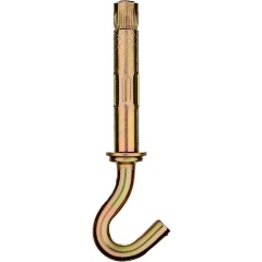 Изображение товара Болт анкерный с крюком 8 x 40 мм, 60 шт, желтопассивированный, ЗУБР Профессионал 302372-08-040