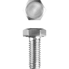 Изображение товара Болт ГОСТ 7798-70 M5 x 12 мм, 5 кг, кл. пр. 5.8, оцинкованный, ЗУБР 303080-05-012