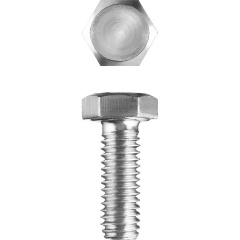 Изображение товара Болт ГОСТ 7798-70 M5 x 14 мм, 5 кг, кл. пр. 5.8, оцинкованный, ЗУБР 303080-05-014