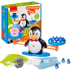 Изображение товара Настольная игра BONDIBON ВВ4266 Считай и проверяй с пингвинчиком