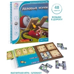 Изображение товара Логическая магнитная игра BONDIBON ВВ0885 Smart Games Деловые жуки