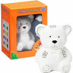 Изображение товара Набор для творчества BONDIBON ВВ0981 Копилка-подарок. Мишка