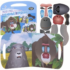 Изображение товара Набор наклеек BONDIBON ВВ1589 Нано-стикер. Забавные мордашки