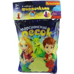Изображение товара Игровой набор Марсианский песок BONDIBON ВВ1725 500 г с формочками для лепки