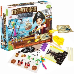 Изображение товара Набор для опытов BONDIBON ВВ2019 Лаборатория пиратов для детей 6+