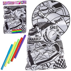 Изображение товара Набор для раскрашивания BONDIBON ВВ2299 Я Дизайнер. Мешок для сменки, для мальчиков