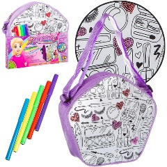 Изображение товара Набор для раскрашивания BONDIBON ВВ2303 Я Дизайнер. Сумка Гламур, с пайетками