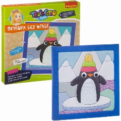 Изображение товара Набор для творчества BONDIBON ВВ2675 Печворк без иглы. Пингвин