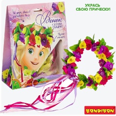 Изображение товара Набор для творчества BONDIBON ВВ3225 Цветочный веночек с розовыми лентами